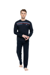 MOD Men Button Placket Pajama Set